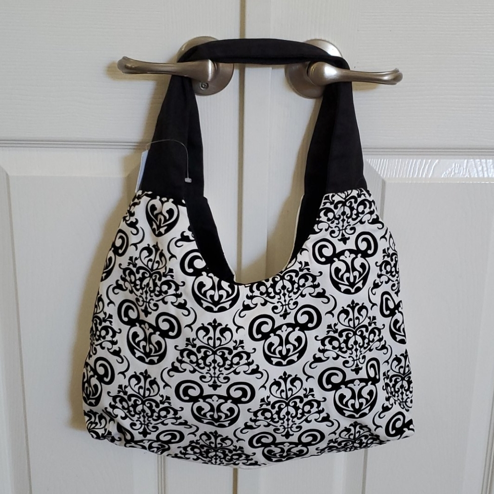 NWT Disney Parks Cream & Black Mickey Shoulder bag